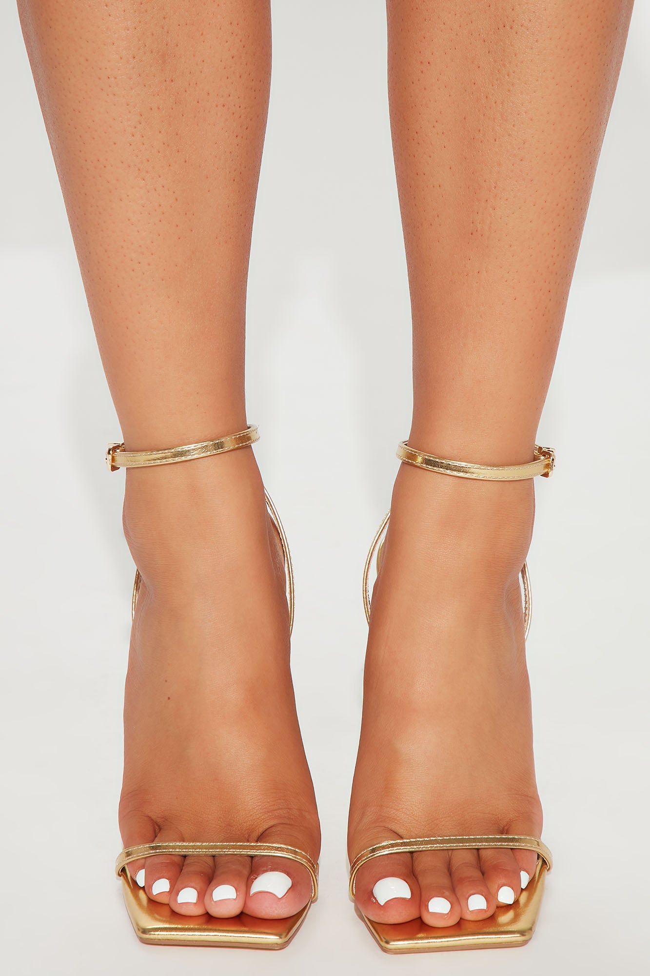 Meet Me In Manhattan Heels - Gold