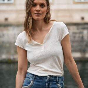 Mos Mosh Troy Tee White