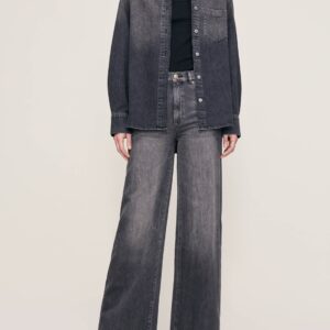 DL1961 Hepburn wide leg 14118 Nightshade Aura