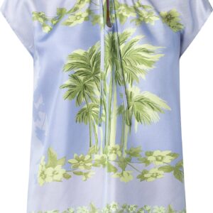 Charlotte Sparre String top Palmier3514 Blue red