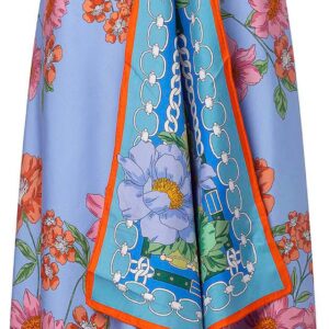 Charlotte Sparre Scarf dress Fleur de Chaine 3522 Cobalt