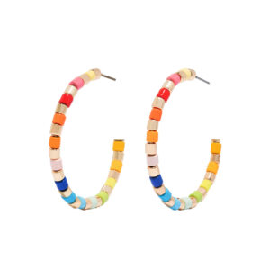 Roxanne Assoulin Golden Rainbow Hoop Multi Gold